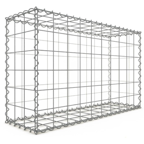 Gabion Rectangulaire 100x60x30 cm 4 faces fil 4 mm maille 10x10 cm