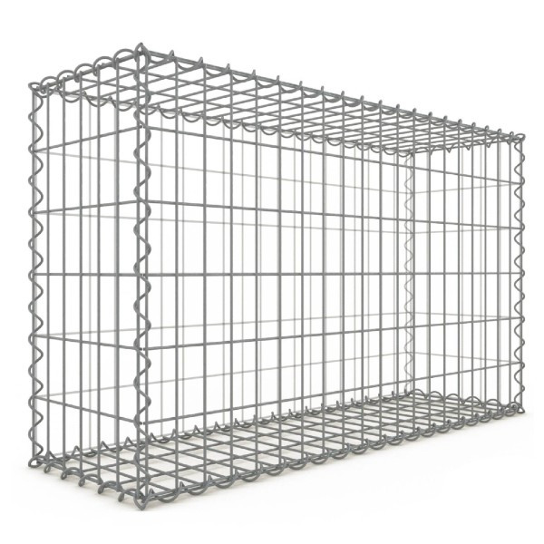 Gabion Rectangulaire 100x60x30 cm 4 faces fil 4 mm maille 5x10 cm