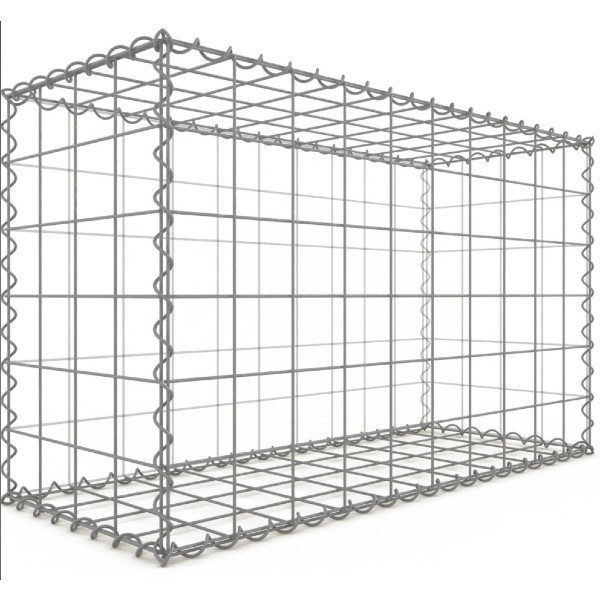 Gabion Rectangulaire 100x60x40 cm 4 faces fil 4 mm maille 10x10 cm