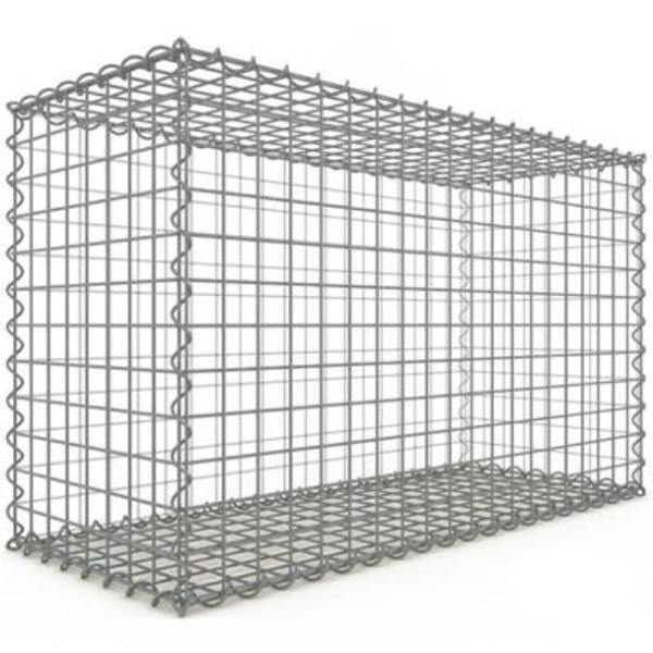 Gabion Rectangulaire 100x60x40 cm 4 faces fil 4 mm maille 5x5 cm