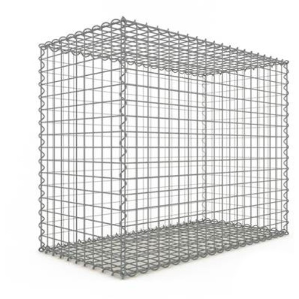 Gabion Rectangulaire 100x80x50 cm 4 faces fil 4 mm maille 5x5 cm