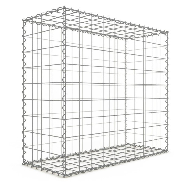 Gabion Rectangulaire 100x90x40 cm 4 faces fil 4 mm maille 10x10 cm