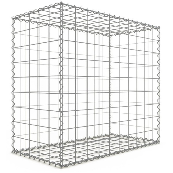 Gabion Rectangulaire 100x90x50 cm 4 faces fil 4 mm maille 10x10 cm