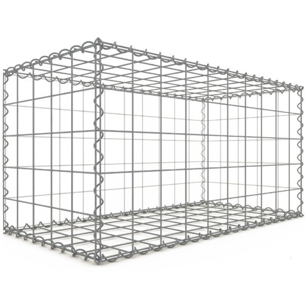 Gabion Rectangulaire 150x100x100 cm 4 faces fil 4,5 mm maille 10x10 cm