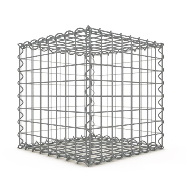 Gabion Cubique 40x40x40 cm 4 faces fil 4 mm maille 5x5 cm