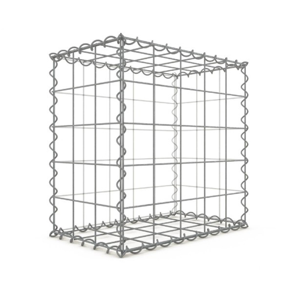 Gabion Rectangulaire 50x50x30 cm 4 faces fil 4 mm maille 10x10 cm