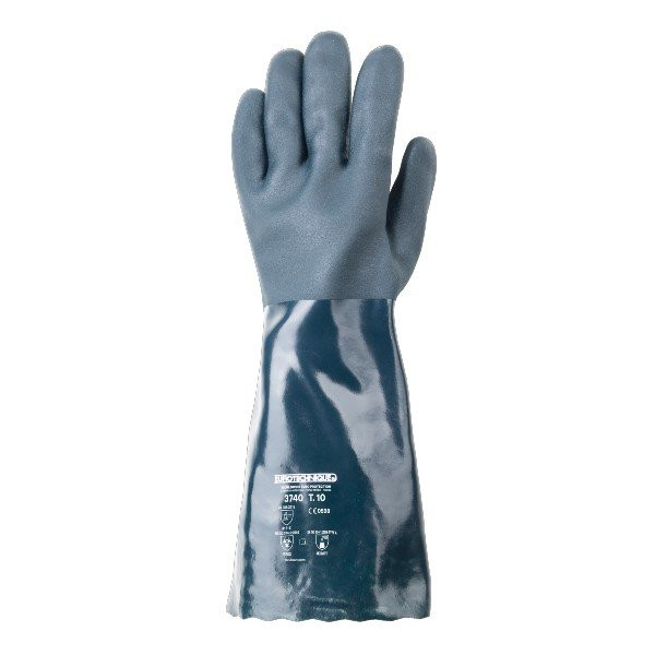 Gants de Protection Chimique PVC Coverguard Eurochem 3740 Vert x10