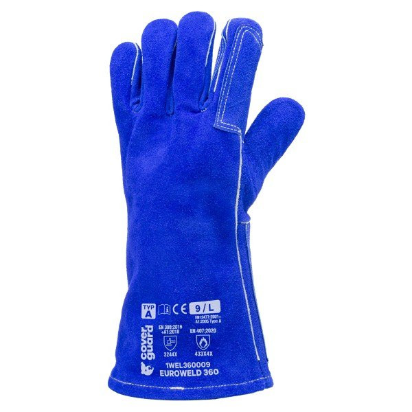 Gants de Soudure Coverguard Euroweld 360 Bleu 