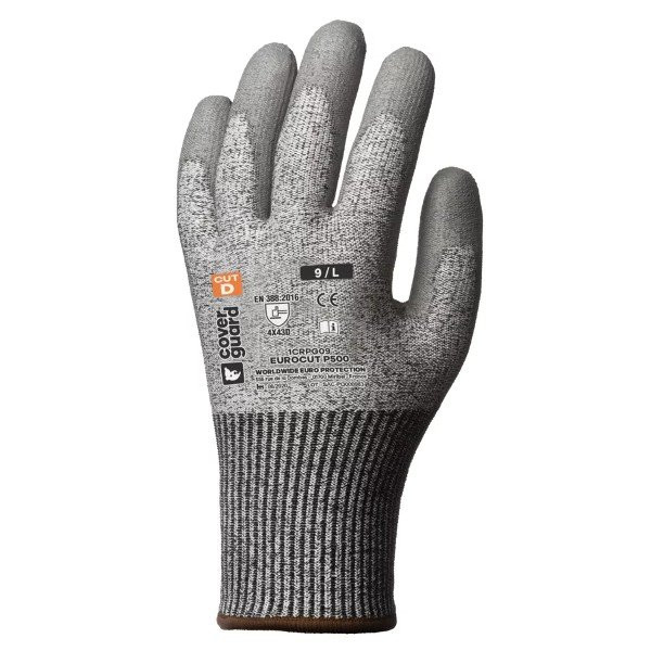 Gants Anti Coupure Coverguard Eurocut P500 Gris x5 