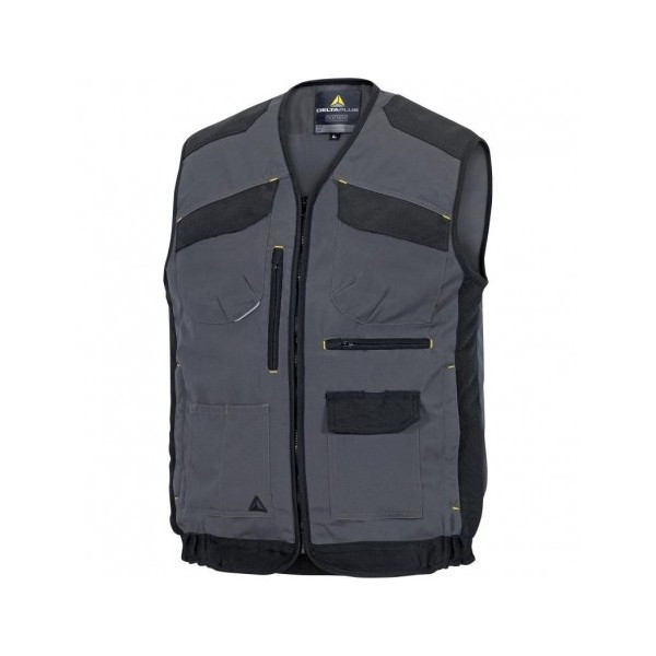 Gilet de Travail DeltaPlus M2GI3 Gris Foncé