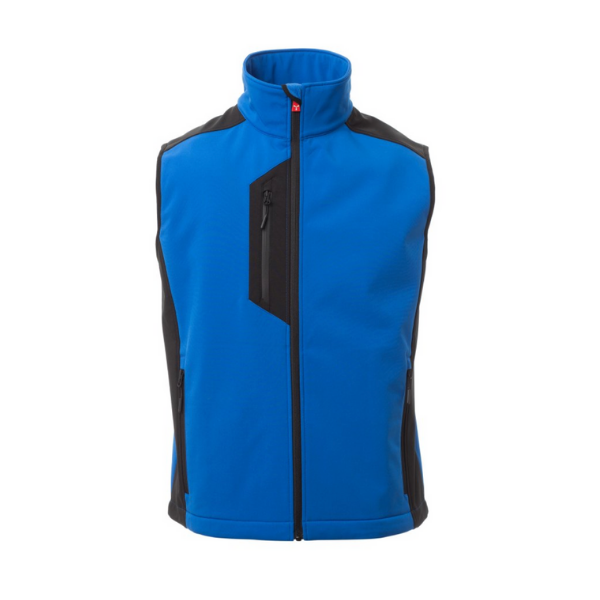 Gilet Softshell sans Manches Payper Cork Bleu Roi/Noir