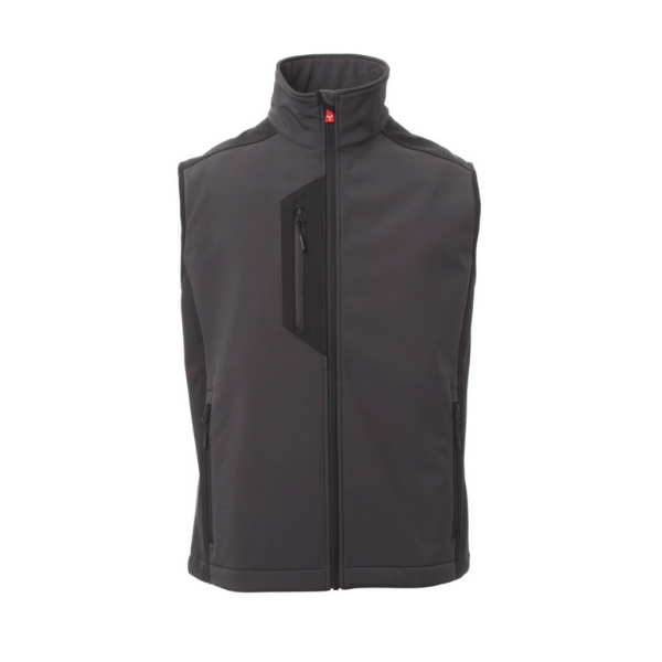 Gilet Softshell sans Manches Payper Cork Gris Anthracite/Noir