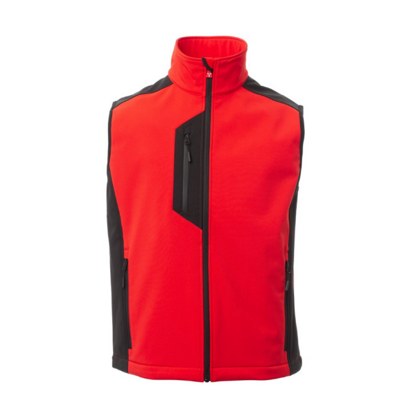 Gilet Softshell sans Manches Payper Cork Rouge/Noir