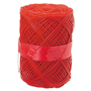 Grillage avertisseur rouge largeur 30 cm en rouleau de 100 ml, le rouleau