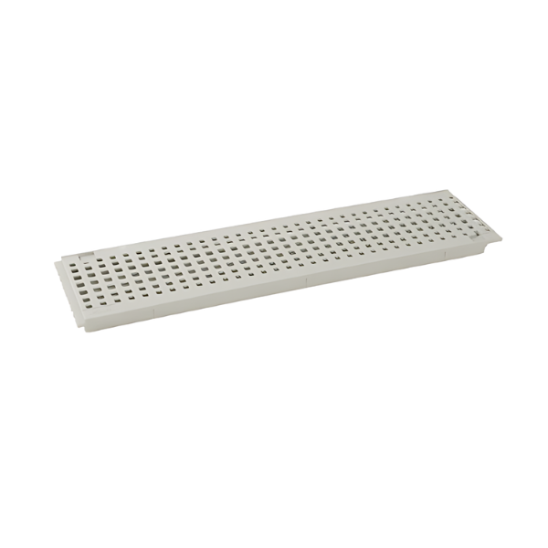 Grille Caniveau Piscine A15 Connecto Nicoll Blanche 100 mm x 0,50 m