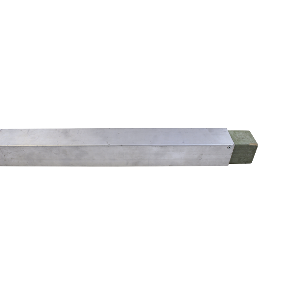 Guide Mur Aluminium pour Maçonnerie 65x65cm, le profil de 3m