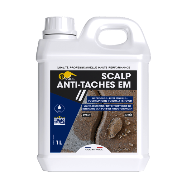 Hydrofuge Effet mouillé Scalp Anti Taches EM, Bidon de 1L