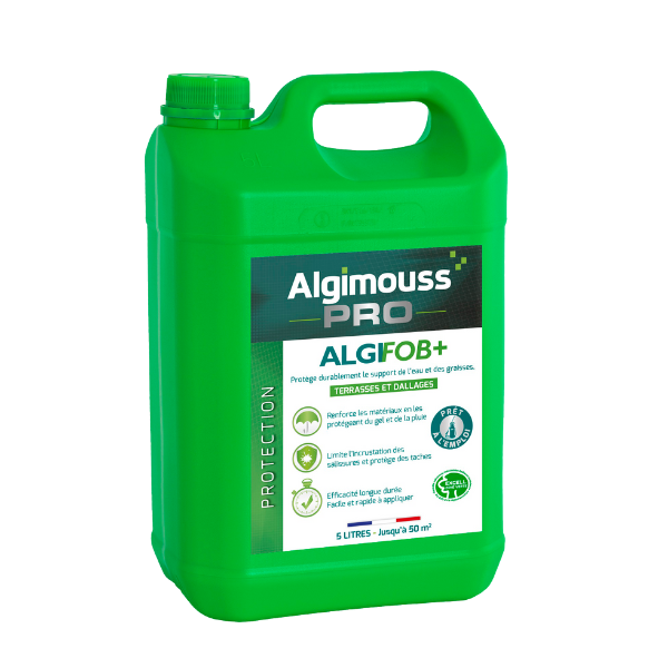 Hydrofuge et Oléofuge pour Sols AlgiFob+, 5 litres