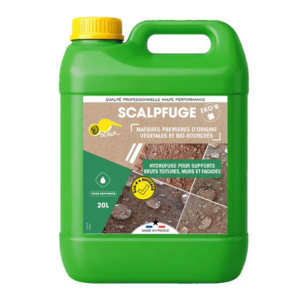 Hydrofuge Impermeabilisant biosourcé Scalpfuge Eko'R, Bidon de 20L
