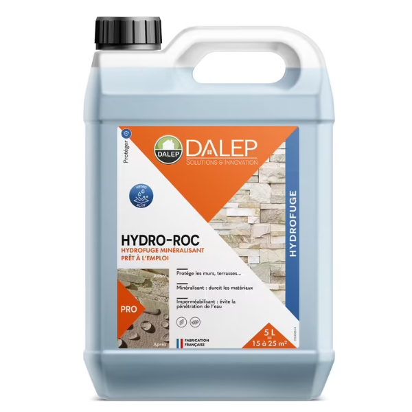 Hydrofuge Minéralisant Dalep Hydro-Roc Bidon de 5L 