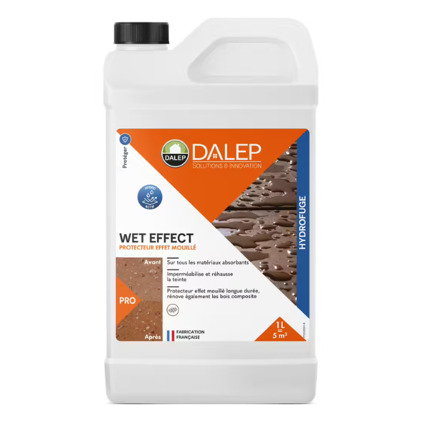 Hydrofuge Oléofuge Effet Mouillé Dalep Wet Effect Bidon de 1L 