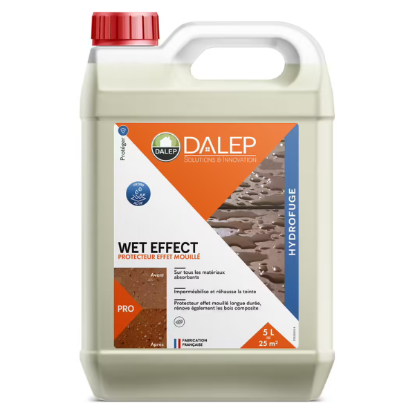 Hydrofuge Oléofuge Effet Mouillé Dalep Wet Effect Bidon de 5L