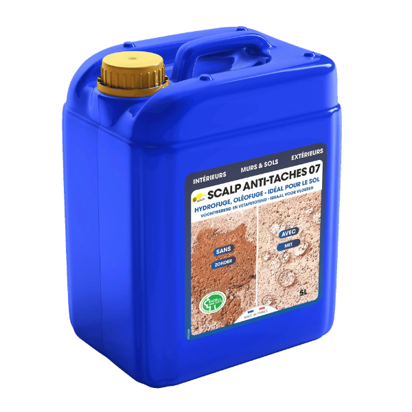 Hydrofuge Oléofuge Sols et Terrasses Scalp Anti Taches 07, Bidon de 5L