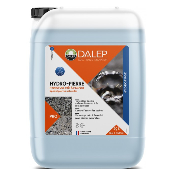 Hydrofuge Oléofuge Spécial Pierre Naturelle Dalep Bidon de 20L 