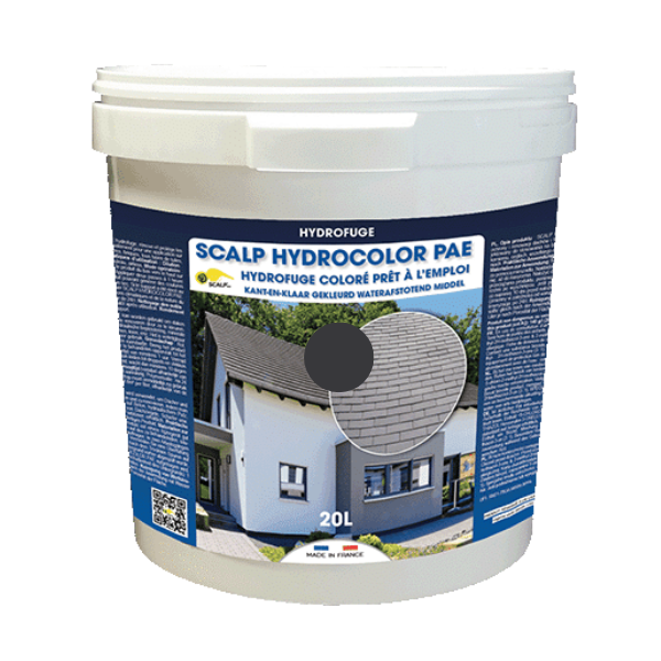 Hydrofuge prêt à l’emploi Scalp Hydrocolor PAE Ardoise, Bidon de 20L