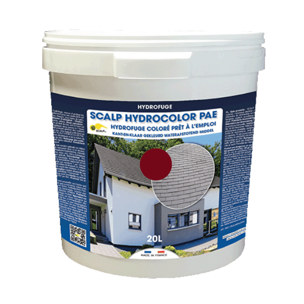 Hydrofuge prêt à l’emploi Scalp Hydrocolor PAE Brique, Bidon de 20L