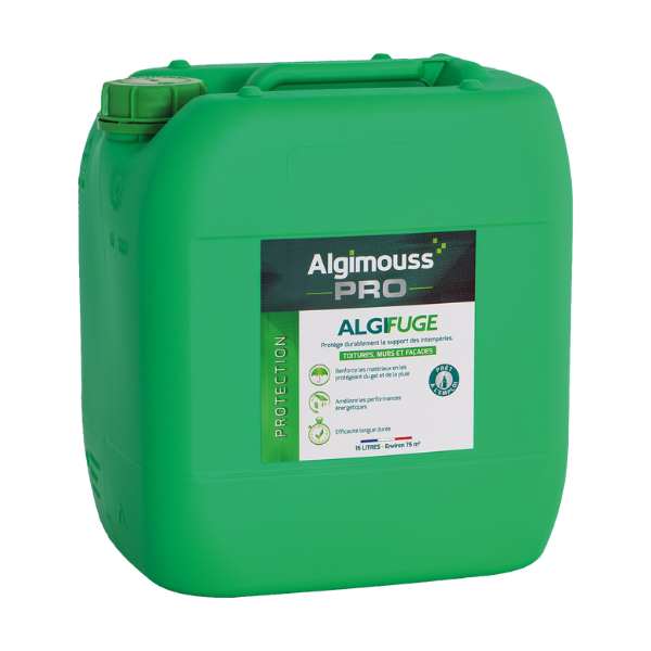 Hydrofuge Toiture, Murs et Façades AlgiFuge, 15 litres