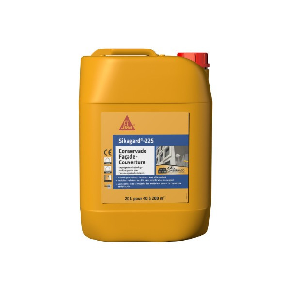 Hydrofuge Sikagard 225 Conservado Façade Toiture 20L