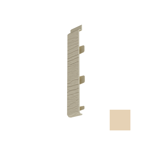 Jonction pour Lame de Bardage MEP Isocel Veiné Bois Ambre Clair x10