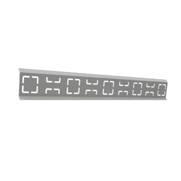 Lame de Clôture Alu Ambre Occultalu Carr H 25cm L 2m 7035 Sablé x 6