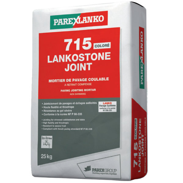 Mortier de Jointoiement Lankostone 715 Pierre, Sac de 25kg