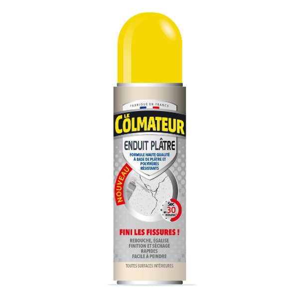 Colmateur Enduit Plâtre en Spray 405ml
