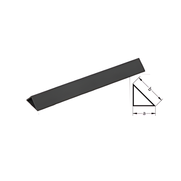 Liteau Triangulaire PVC 15x15x210 mm pour Chanfrein 90°, par 100m