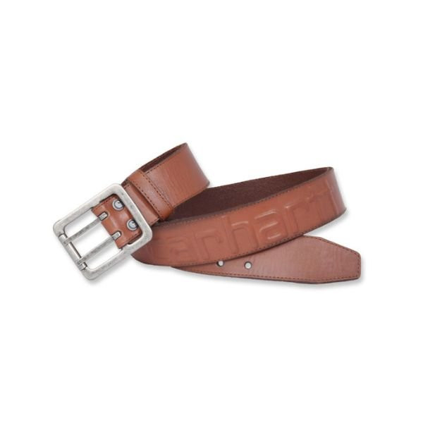 Ceinture-Carhartt-Logo-Belt-A0005656-Brown-1