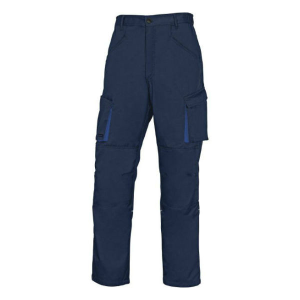 Pantalon de Travail DeltaPlus M2PA2 Bleu Marine-Bleu Roi