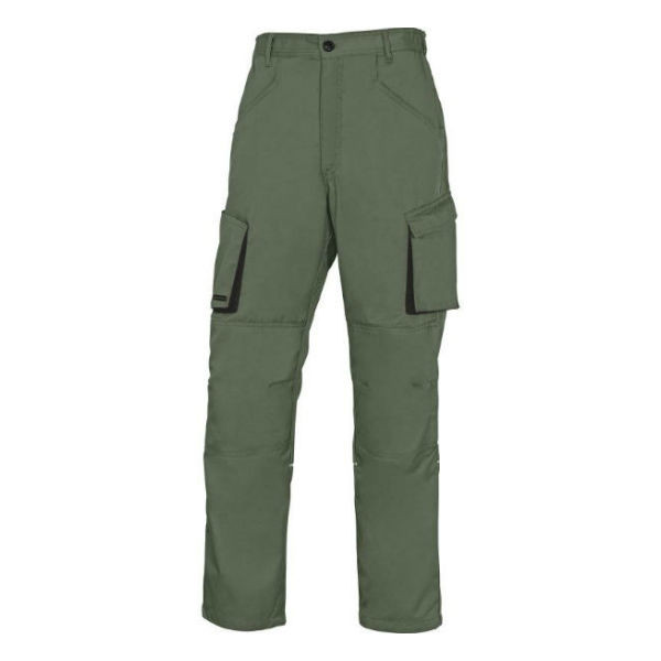 Pantalon de Travail DeltaPlus M2PA2 Vert-Noir