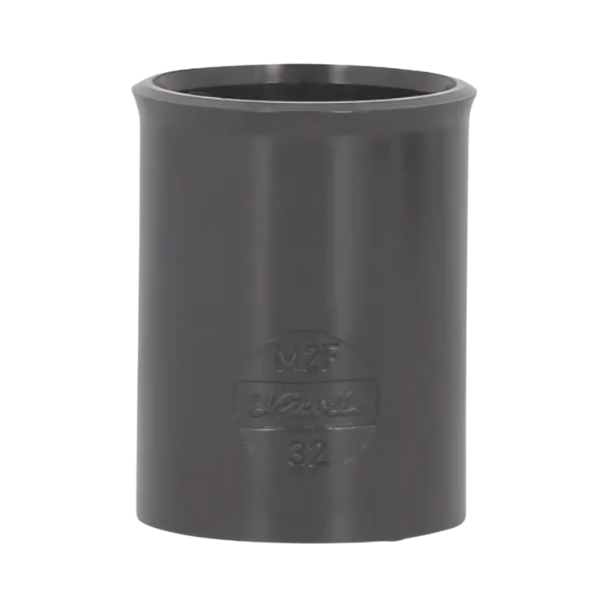 Manchon PVC à Coller F-F NF Nicoll Hometech® Anthracite, ⌀32mm