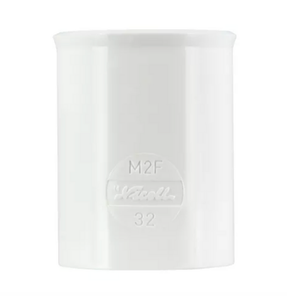 Manchon PVC à Coller F-F Nicoll M2FB Blanc, ⌀32mm - materiauxnet.com