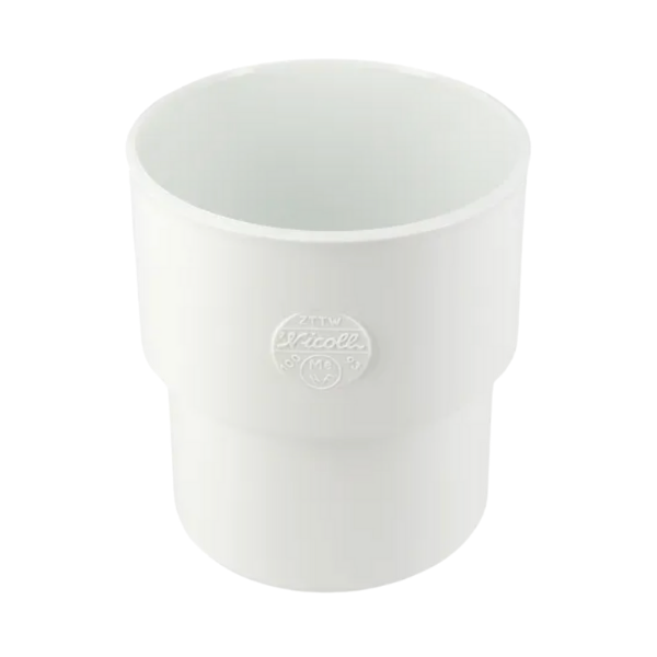 Manchon PVC NF pour WC Mâle Nicoll ZTTW Blanc, ⌀100mm