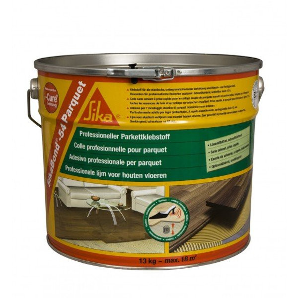 Mastic Colle Parquet Sikabond 54 Seau de 13 kg