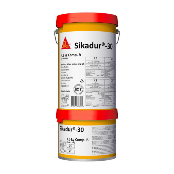 Mastic colle SIKADUR-30 adhésif structural Kit de 6 kg