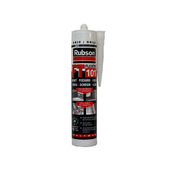 Mastic Gris pour Joint et Fissure Rubson FT 101, 280ml