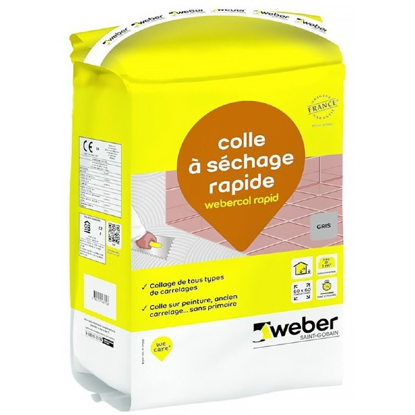 Sac de colle carrelage weber shop