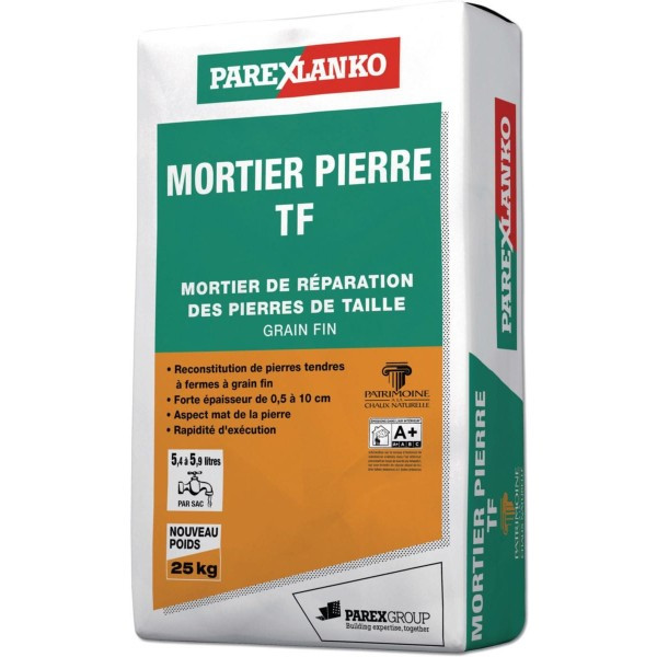 Mortier de Réparation Pierre TF ParexLanko 