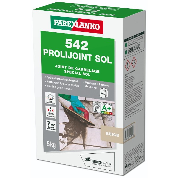 Mortier Joint Beige 542 Prolijoint Sol ParexLanko, 5 kg