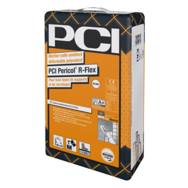 Mortier Colle Amélioré PCI Pericol R-Flex Confort Blanc Sac 17 kg